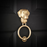 Labrador Brass Door Knocker
